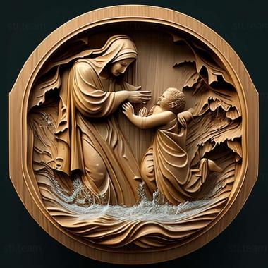 3D model Baptism (STL)